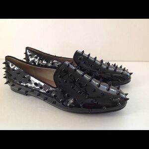 Type Z Black Studded Loafers